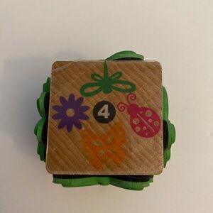 Stamp Craft 440L07 4-sided rubber stamp nature butterfly